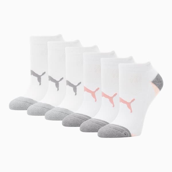 Women's Low Cut Socks [6 Pack], PEACH, extralarge